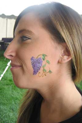Face Painting - Grapes