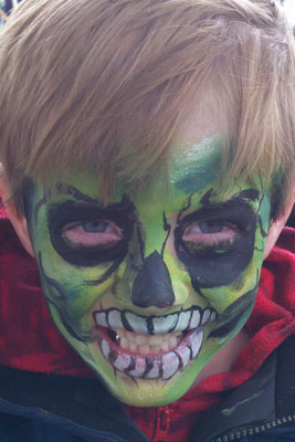 Face Painting - Green Monster