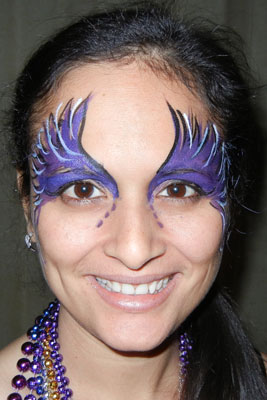 Mardi Gras Face Painting