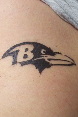 Glitter Tattoo - Ravens
