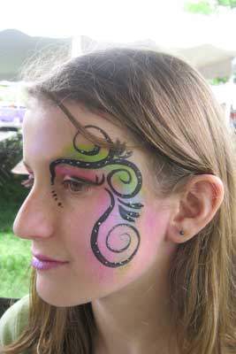 Face Painting - Swirl Design